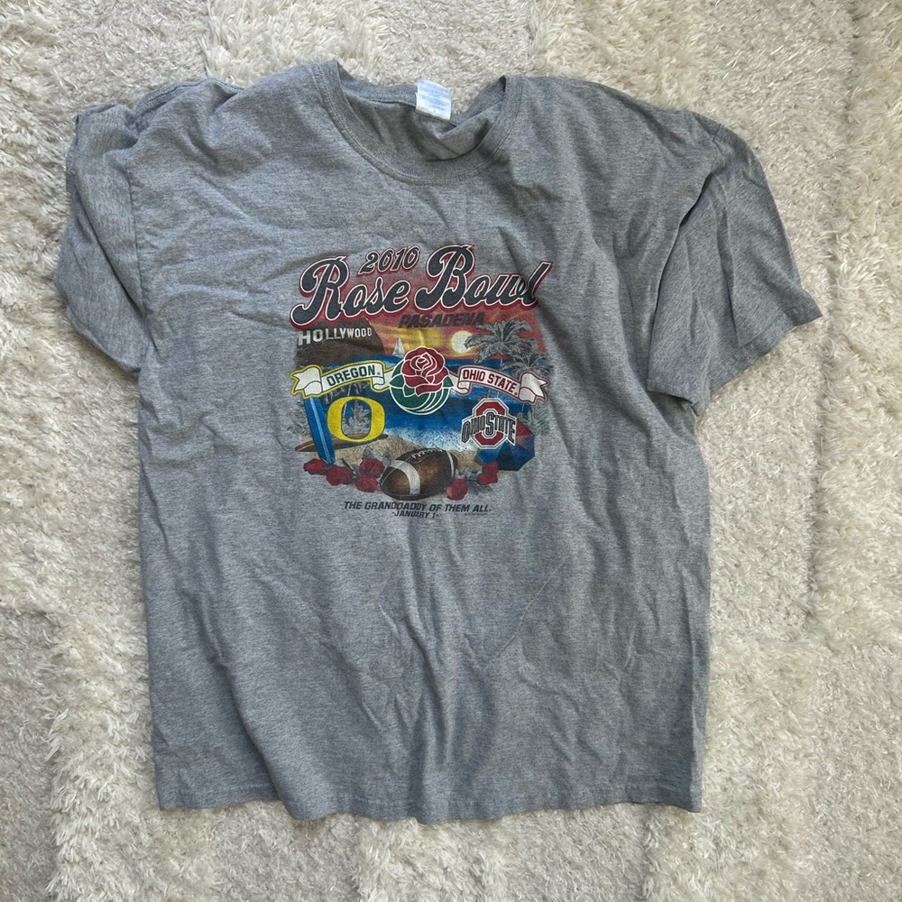 2010 Rose Bowl Graphic T-Shirt - Gray